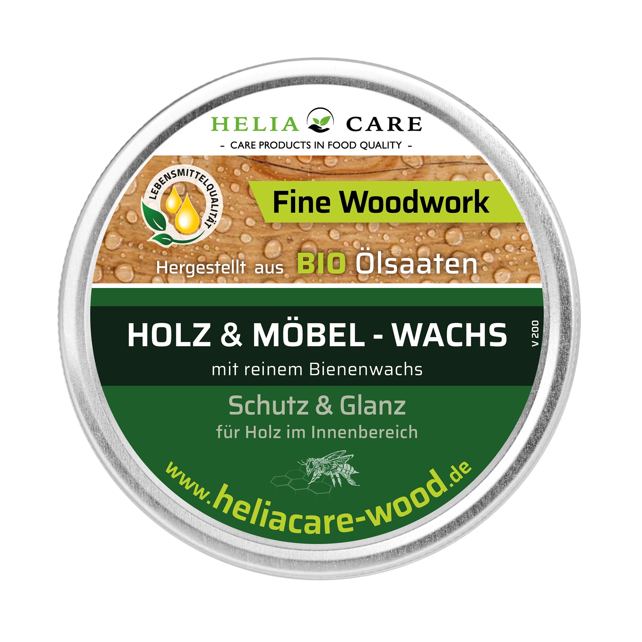 HeliaCARE Holz-Wachs in Lebensmittelqualität